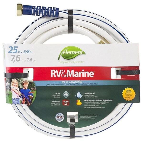 Swan MRV58025 Water Hose, 58 in ID, 25 ft L, White - CELMRV58025