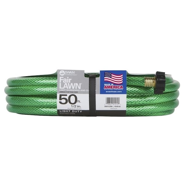 Swan SNFA12050 Garden Hose, 50 ft L, Plastic, Green - CSNFA12050