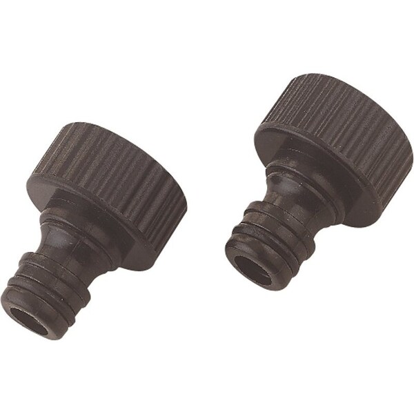 Landscapers Select Tap Adapter, Female Thread, Plastic, Black, For: Quick Connector - GC540*23L
