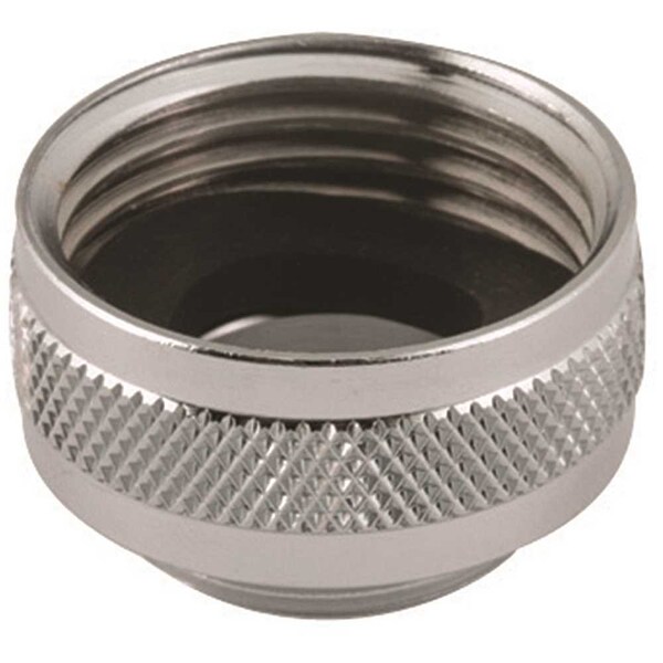 Neoperl Female 3/4 in. Garden Hose x Male 55/64 in. to 27 in. Lead Free Brass Adapter in Chrome - 5408605