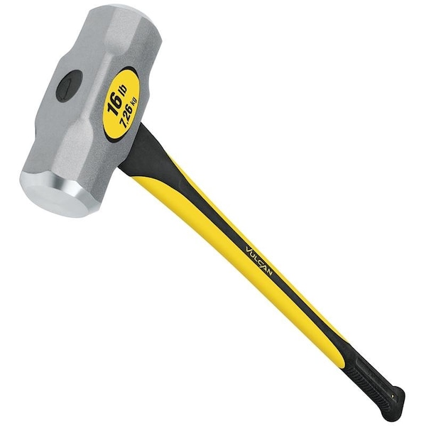 Vulcan Hammer, 16 lb Head, Sledge, Forged Milled Head, Steel Head - 34501