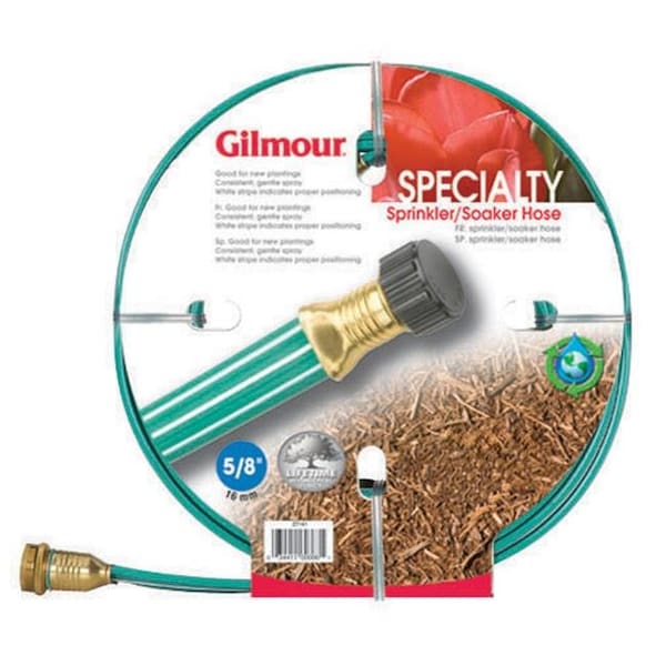 Gilmour Gilmour Manufacturing GIL27142 Gilmour 50 ft. 3 tube Soaker - Sprinkler with Double Couplings - GIL27142