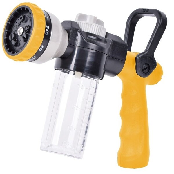 Landscapers Select Spray Nozzle, Female, Zinc Alloy/TPR, Silver/Yellow - C7508