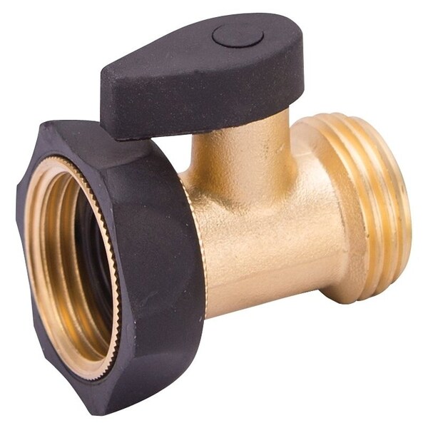 Landscapers Select Hose Shut-Off Valve, 3/4 in, Female, 1 -Port/Way, Brass Body, Brass - GB9111A3L