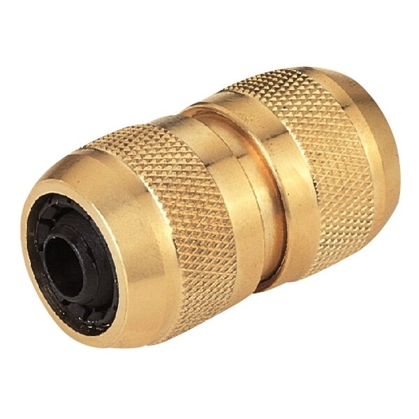 Landscapers Select Hose Mender, 5/8 in, Male, Brass, Brass - GB8124