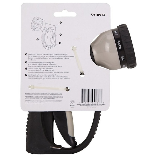 Landscapers Select Spray Nozzle, Female, Zinc, Black, Powder-Coated - GT-31596