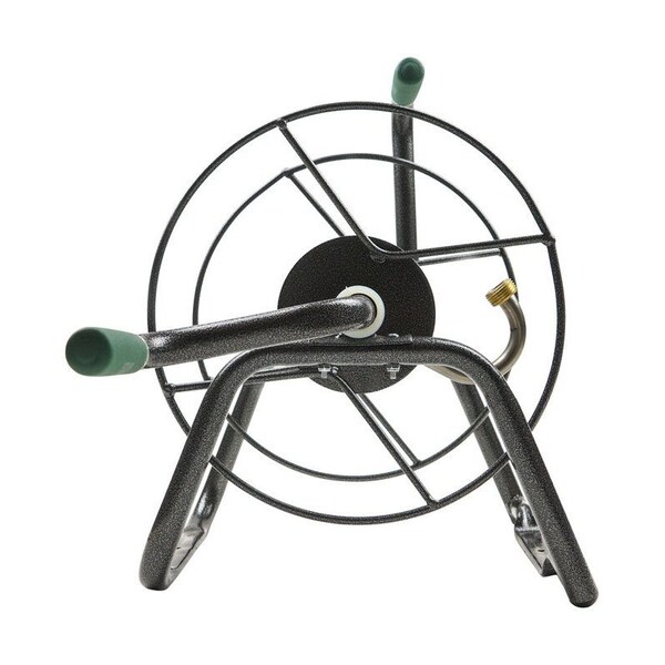 Yard Butler 75 ft. Silver Free Standing Hose Reel - HR-1