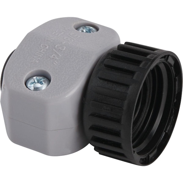 Best Garden 5/8 In. or 3/4 In. Female Poly Hose End Mender Hose Coupling - 39023