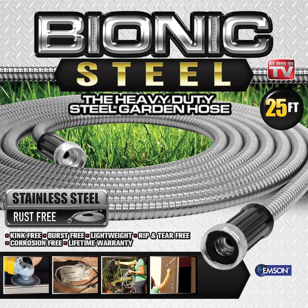 Bionic Steel Bionic Steel Pro 25 ft. L Heavy Duty Commercial Grade Garden Hose - 2425