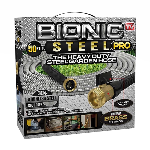 Bionic Steel Bionic Steel Pro 5/8 in. D X 50 ft. L Heavy Duty Commercial Grade Garden Hose - 2428