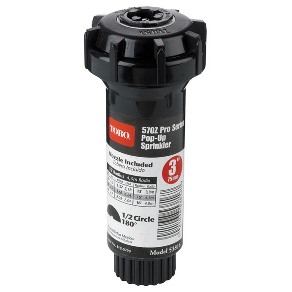 Toro Toro 570Z Pro Series 3 in. H Half-Circle Pop-Up Sprinkler - 53816