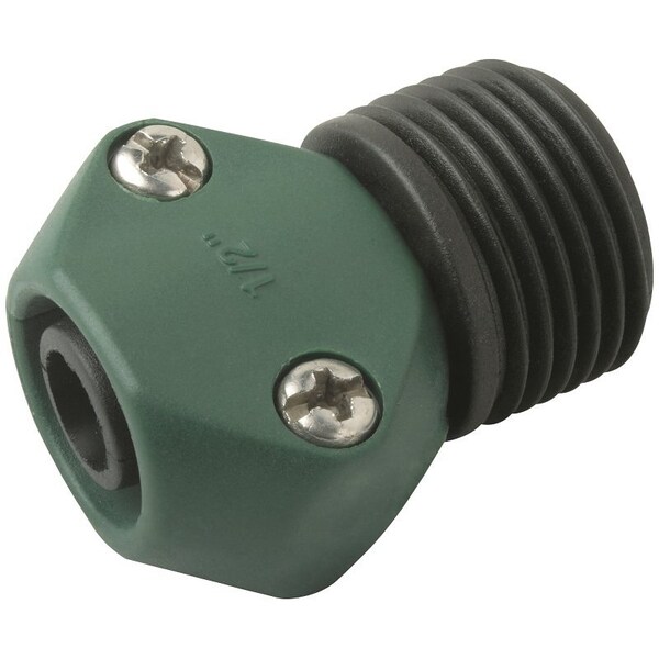 Landscapers Select Hose Coupling, 1/2 in, Male, Plastic, Green and Black - GC531-23L