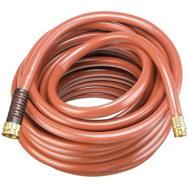 Swan SNCG34100 Garden Hose, 100 ft L, RubberVinyl, Red - CSNCG34100