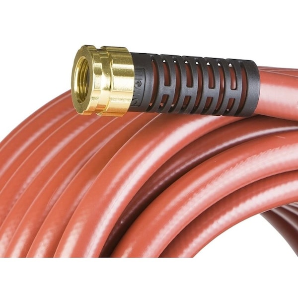 Swan SNCG34100 Garden Hose, 100 ft L, RubberVinyl, Red - CSNCG34100