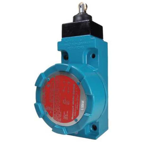 Interruptor de límite de ubicación peligrosa de Honeywell, émbolo, rodillo, 2NC/2NO, 10A @ 600V AC, Ubicación del actuador: Superior - LSXD4L