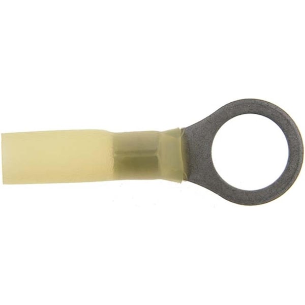Terminales impermeables en anillo de calibre 12-10 de Dorman - 0.38 pulgadas - Amarillo - D18-85212