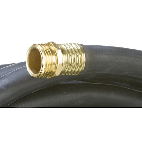 Swan SGC58100 Garden Hose, 100 ft L, Rubber, Black - CELSGC58100