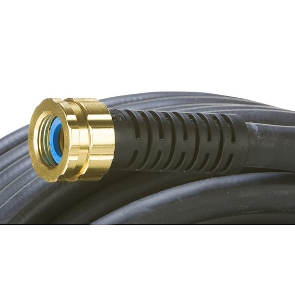 Swan SGC58100 Garden Hose, 100 ft L, Rubber, Black - CELSGC58100