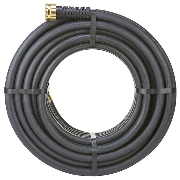Swan SGC58100 Garden Hose, 100 ft L, Rubber, Black - CELSGC58100