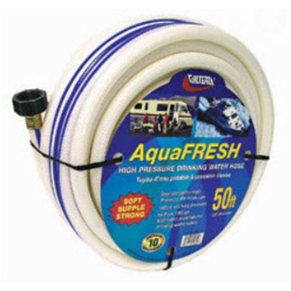 Valterra Products 0.5 in. x 50 ft. Drinking Water Hose, White - VLPW01-5600