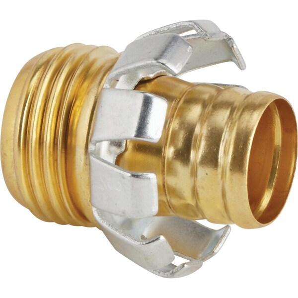 Best Garden 3/4 In. Male Brass Hose Coupling Mender - GB-006