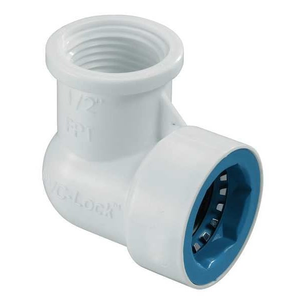 Hydrorain Elbow, 1/2 in. Tube x 1/2 in. FPT, 150 psi - 06547