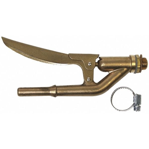 Chapin 7 in L Replacement Shut Off for Chapin Sprayers, Brass, 0.5 gpm - 6-1898