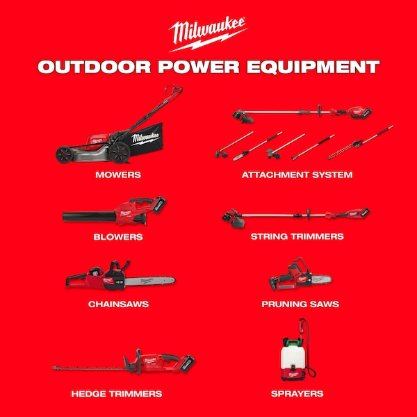 Milwaukee Tool 2 gal Handheld Sprayer, Poly, 4 ft L Hose, 24 in L Wand, Adjustable Cone/ Fan Nozzle Spray Pattern - 2528-21G2