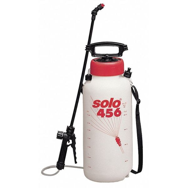 Solo 2 gal Handheld Lawn & Garden Sprayer, Polyethylene Tank, 48 in L Hose, 28 in L Wand - 456