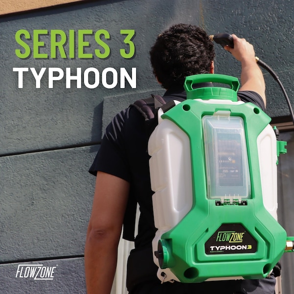 Flowzone 4 gal Backpack Sprayer, Plastic, 5 ft L Hose, Cone/Fan/Jet Nozzle Spray Pattern - FZVAAK-3