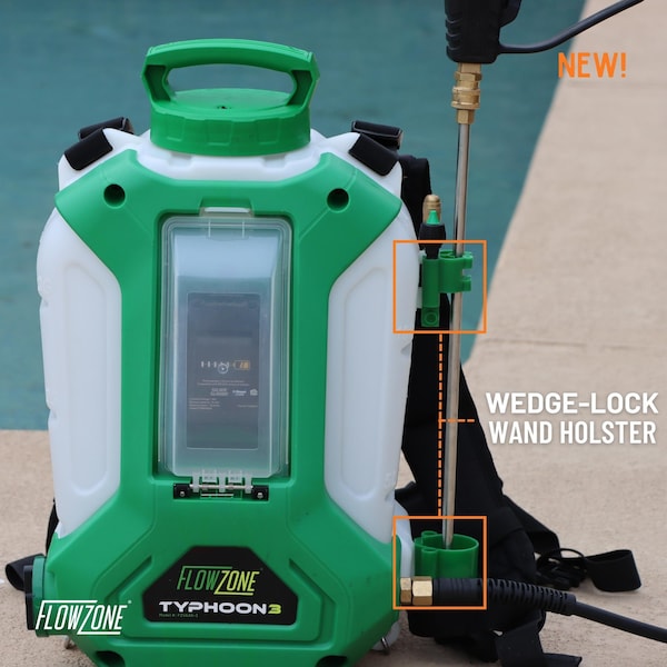 Flowzone 4 gal Backpack Sprayer, Plastic, 5 ft L Hose, Cone/Fan/Jet Nozzle Spray Pattern - FZVAAK-3