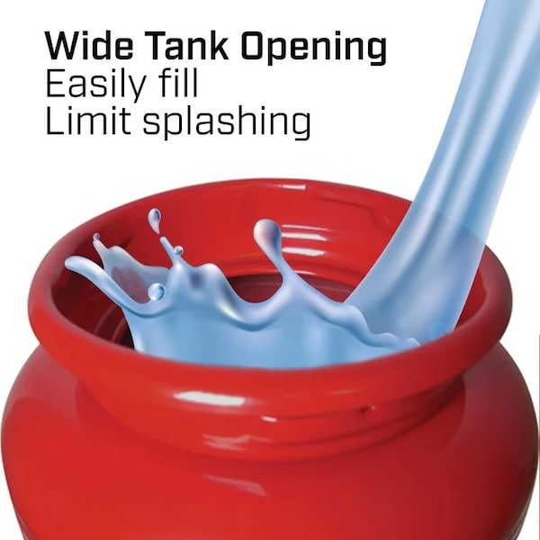 Chapin 3-1/2 gal Industrial Viton Concrete Open Head Sprayer, Steel Tank, Fan Spray Pattern - 1949