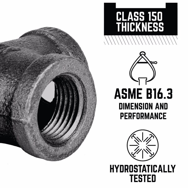 B & K STZ Industries 3/4 in. MIP each X 3/4 in. D FIP Black Malleable Iron 45 degree Street Elbow - 520-504HN