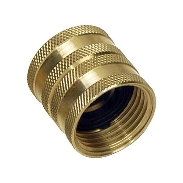American Imaginations 0.75 in. x 0.75 in. Brass Garden Hose Coupling - AI-38722