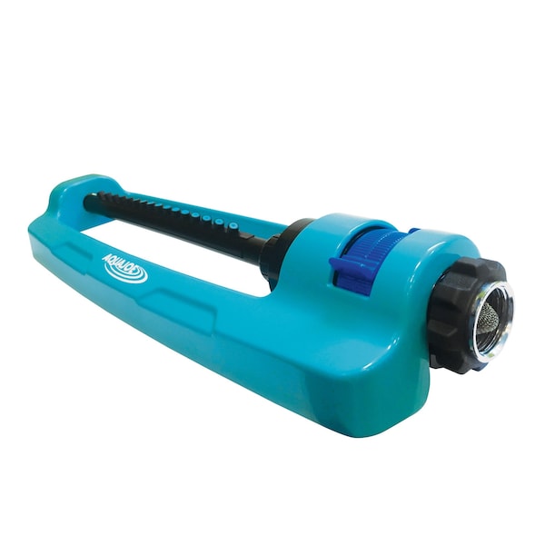 Aqua Joe Indestructible Metal Base Oscillating Sprinkler with Adjustable Spray - SJI-OMS16