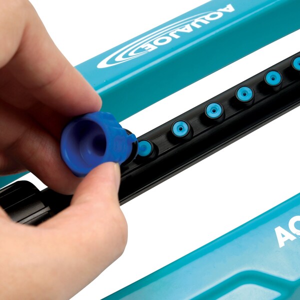 Aqua Joe Indestructible Metal Base Oscillating Sprinkler with Adjustable Spray - SJI-OMS16