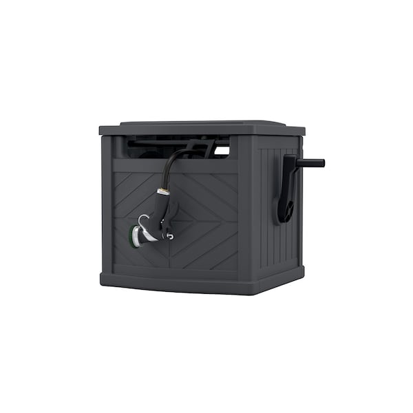 Suncast Suncast 150 ft. Gray Free Standing Hideaway Hose Reel - PDH150P
