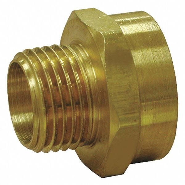 Jones Stephens Garden Hose Fitting, 3/4x3/4", 1/2" FIP - G20017