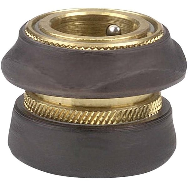 Gilmour 8090141002 Hose Quick Connector Female, Female, Brass, Bronze - 809014-1004