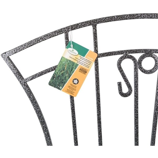 Landscapers Select Hose Hanger, 250 ft Capacity, Steel, Hammertone Black, Powder-Coated, Wall Mounting - HH003