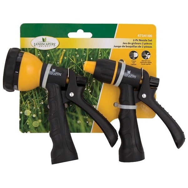 Landscapers Select Spray Nozzle Set, Female, Plastic, Black - GN192831+GN6383