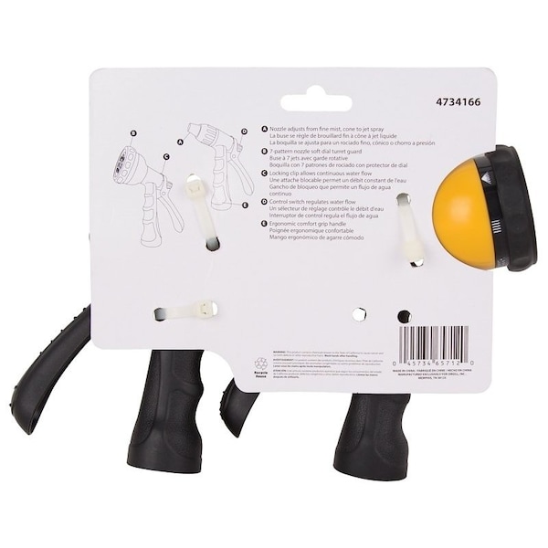 Landscapers Select Spray Nozzle Set, Female, Plastic, Black - GN192831+GN6383
