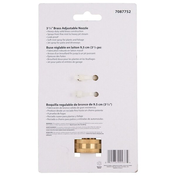 Landscapers Select Spray Nozzle, Female, Brass, Brass - GT-10203L