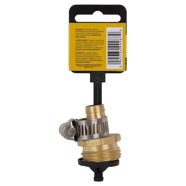Landscapers Select Hose Coupling, 1/2 in, Male, Brass, Brass - GB934M3L