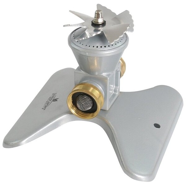 Landscapers Select Lawn Sprinkler, Female, Round, Zinc - GT50104