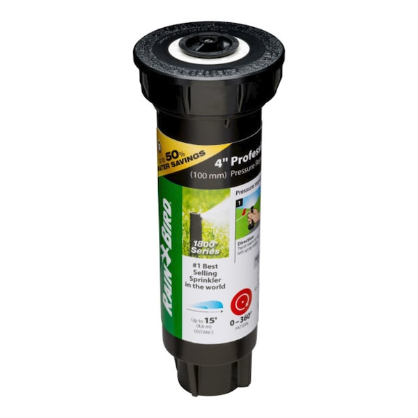 Rain Bird Rain Bird 1800 Series 4 in. H Adjustable Pop-Up Spray Head - 1804HV15PR