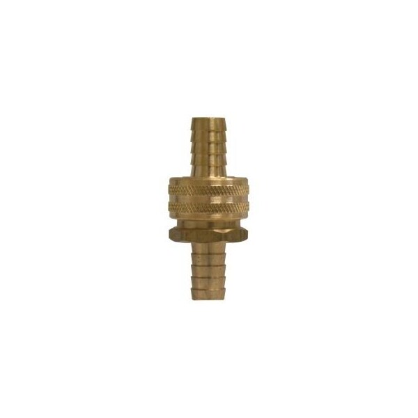 Midland Industries Garden Hose Coupling Set, Short Shank, Set, 34 Nominal, 75 psi, 35 to 100 deg F, Brass - 30463