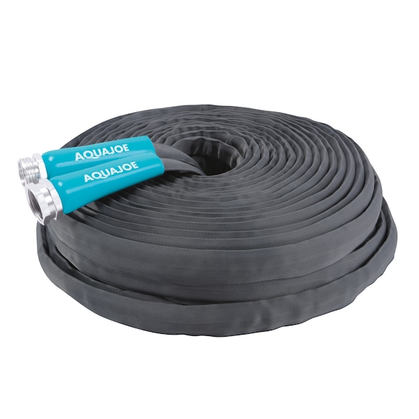 Aqua Joe Ultra Flexible Kink Free Fiberjacket Garden Hose 100-Foot - AJFJH100-PRO