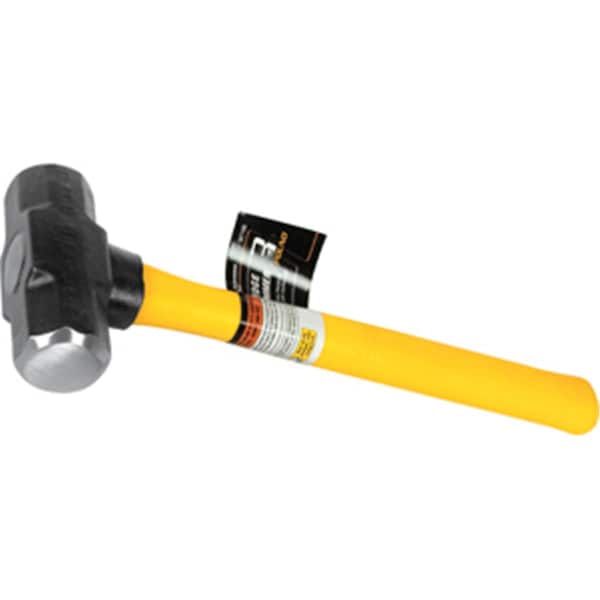 Dendesigns 3lb Sledge Hammer 14.8 in. Anti Shock Fiberglass Handle - DE68331