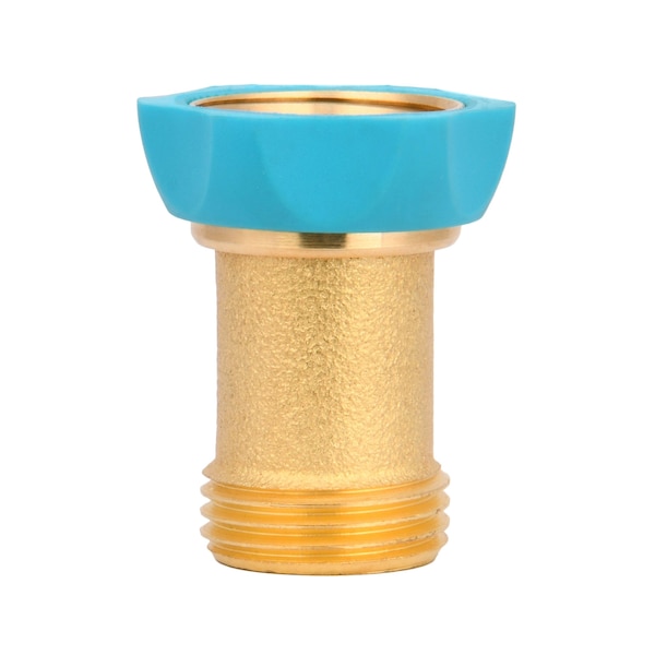 Aqua Joe Indestructible Series Brass Heavy-Duty Hose Shut Off Valve, 2-Pack - AJ-IHE-2PK